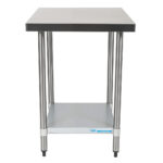 Economy 430 Grade Stainless Steel Flat Bench 600 x 700 x 900mm high - Image 2