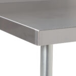 Economy 430 Grade Stainless Steel Splashback Bench, 900 x 610 x 900mm high - Image 3