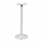 Eamon Round Bar Table Base, White