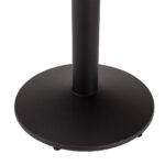 Eamon Round Bar Table Base, Black - Image 2