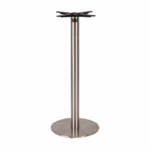 Jasper Silver Stainless Steel Bar Table Base