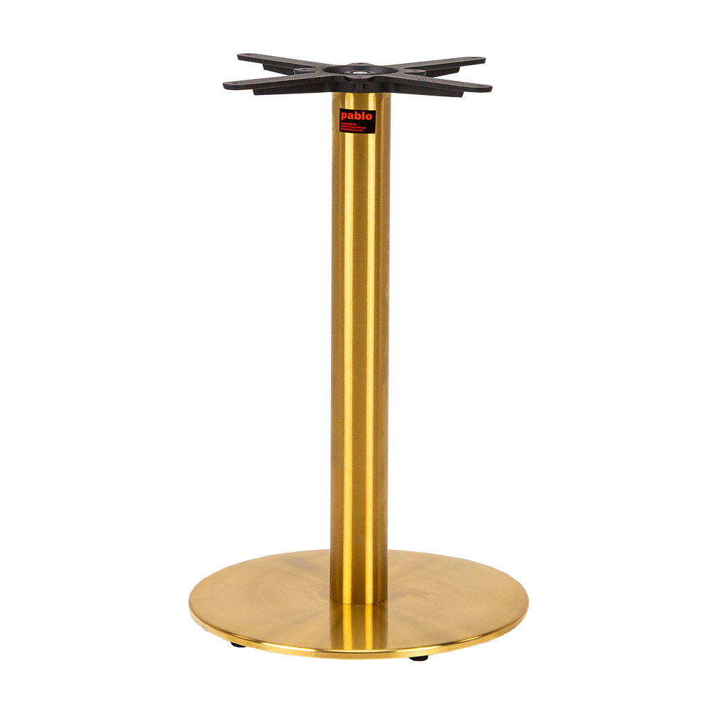 Jasper_Dining_Gold_A-Chairforce Jasper Gold Stainless Steel Dining Table Base - Image 1