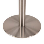 Jasper Silver Stainless Steel Bar Table Base - Image 2