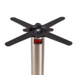 Jasper Silver Stainless Steel Bar Table Base - Image 3