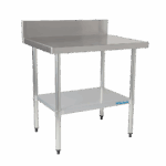 Economy 430 Grade Stainless Steel Splashback Bench, 900 x 610 x 900mm high